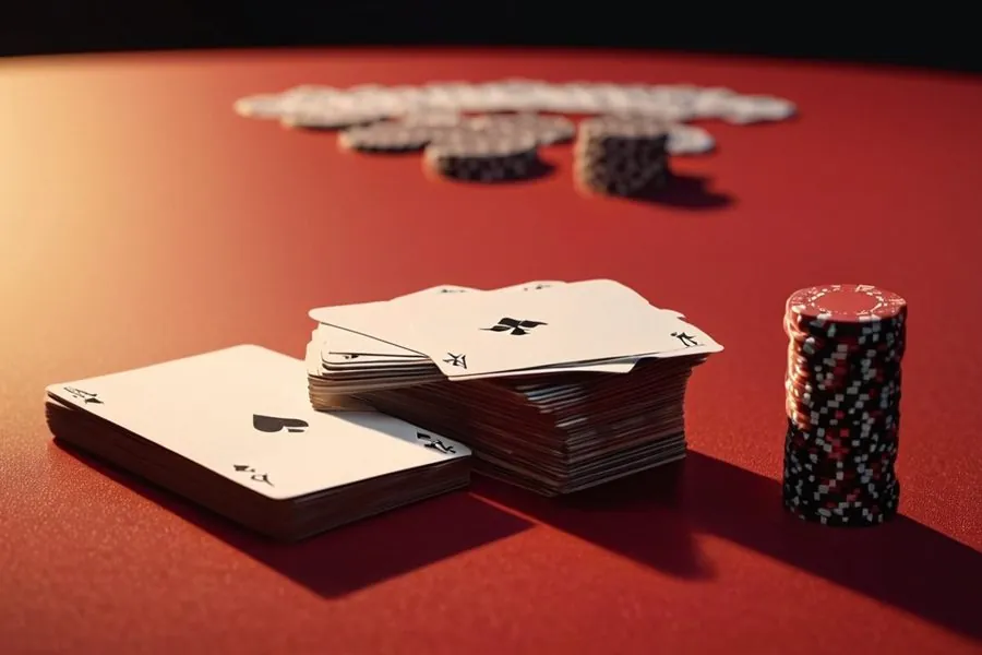 Krupiérka s kartami - baccarat live